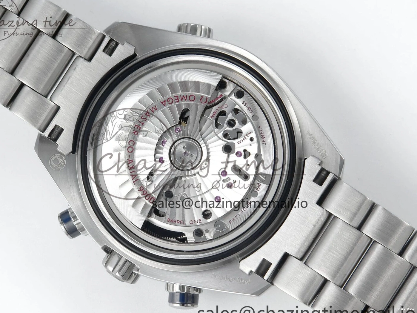 0407 Planet Ocean Master Chronometer 600M 45.5mm SS SCF 1:1 Best Edition Blue Bezel Blue Dial on SS Bracelet A9900 Super Clone Lightweight 7676